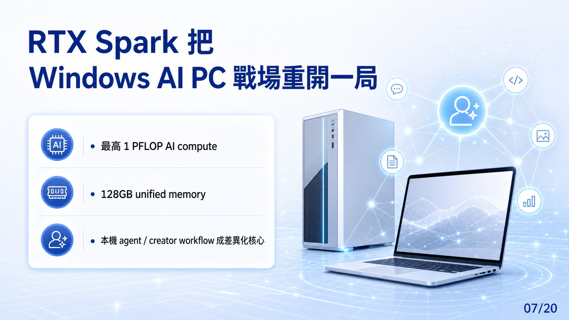 Slide 07: NVIDIA｜RTX Spark